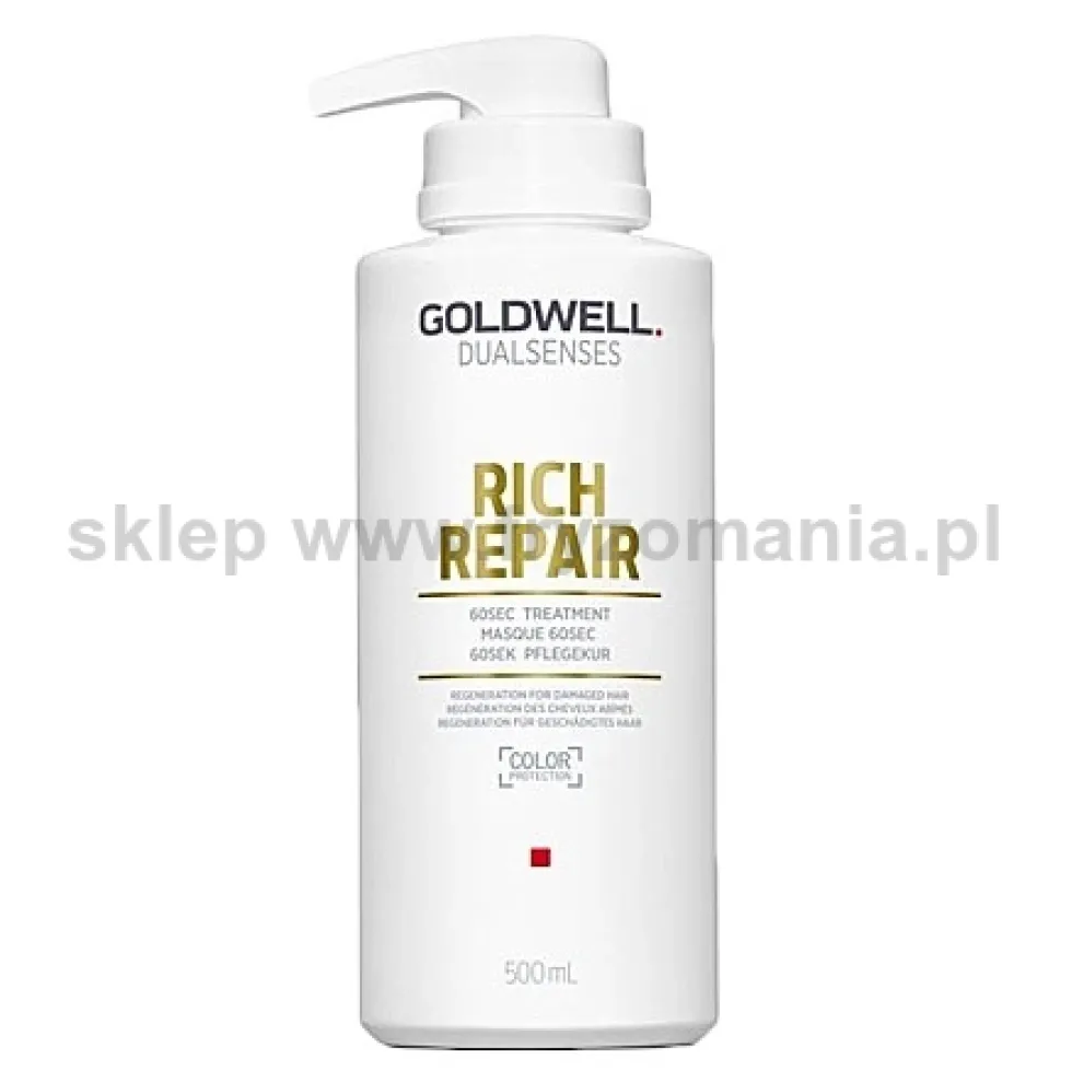 Goldwell Dualsenses Rich Repair 60s maska odbudowująca włosy zniszczone 500ml