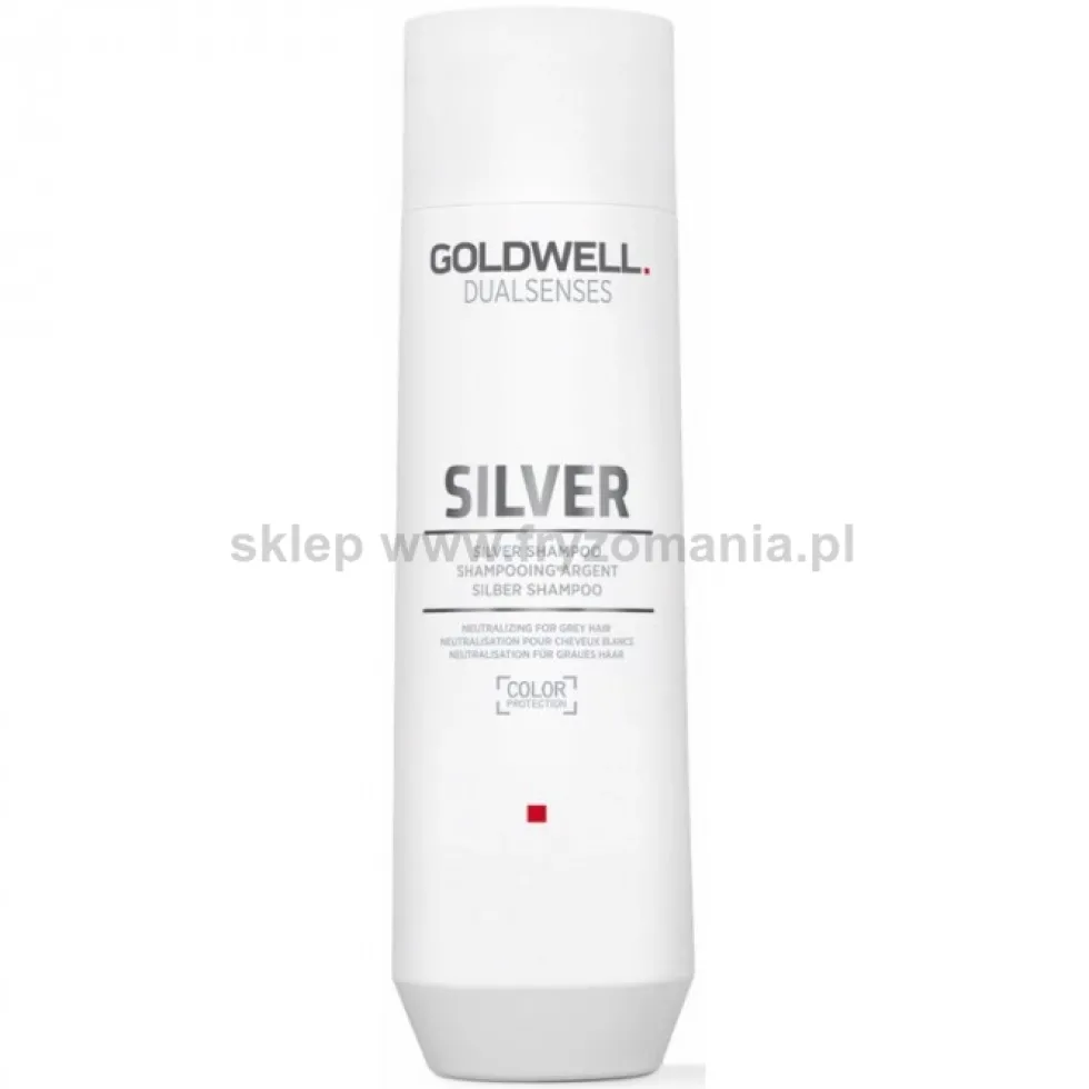 Goldwell Dualsenses Silver srebrzysty szampon neutralizujący do włosów siwych 250ml