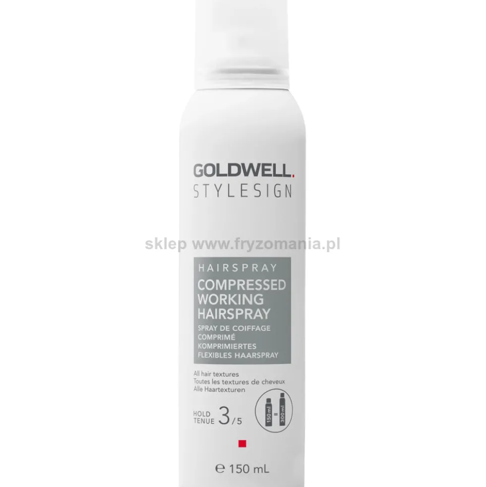 Goldwell Stylesign Hairspray Compressed Working Skondensowany lakier elastyczny do włosów 150ml
