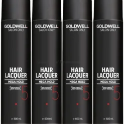Goldwell Styling Salon Hair Lacquer Lakier do włosów mocno utrwalający 4x600ml