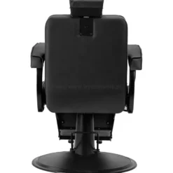 Hair System BM88066 Fotel barberski czarny, czarna rama, dostępny w 48h