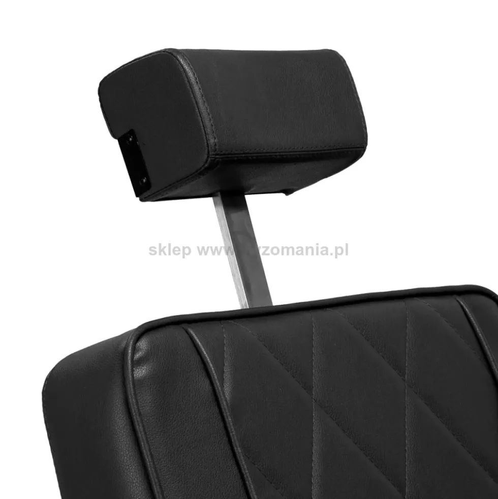 Hair System BM88066 Fotel barberski czarny, czarna rama, dostępny w 48h
