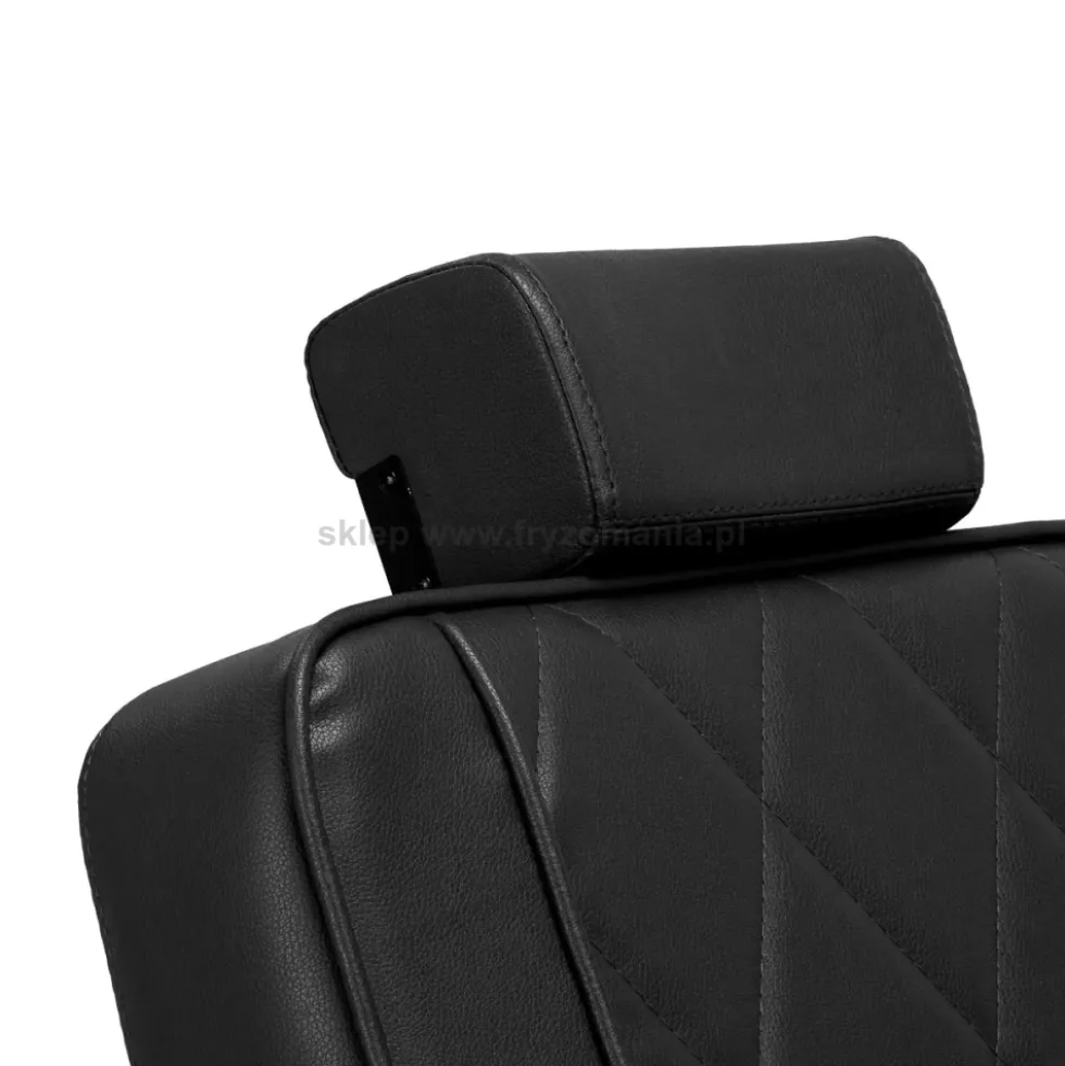 Hair System BM88066 Fotel barberski czarny, czarna rama, dostępny w 48h