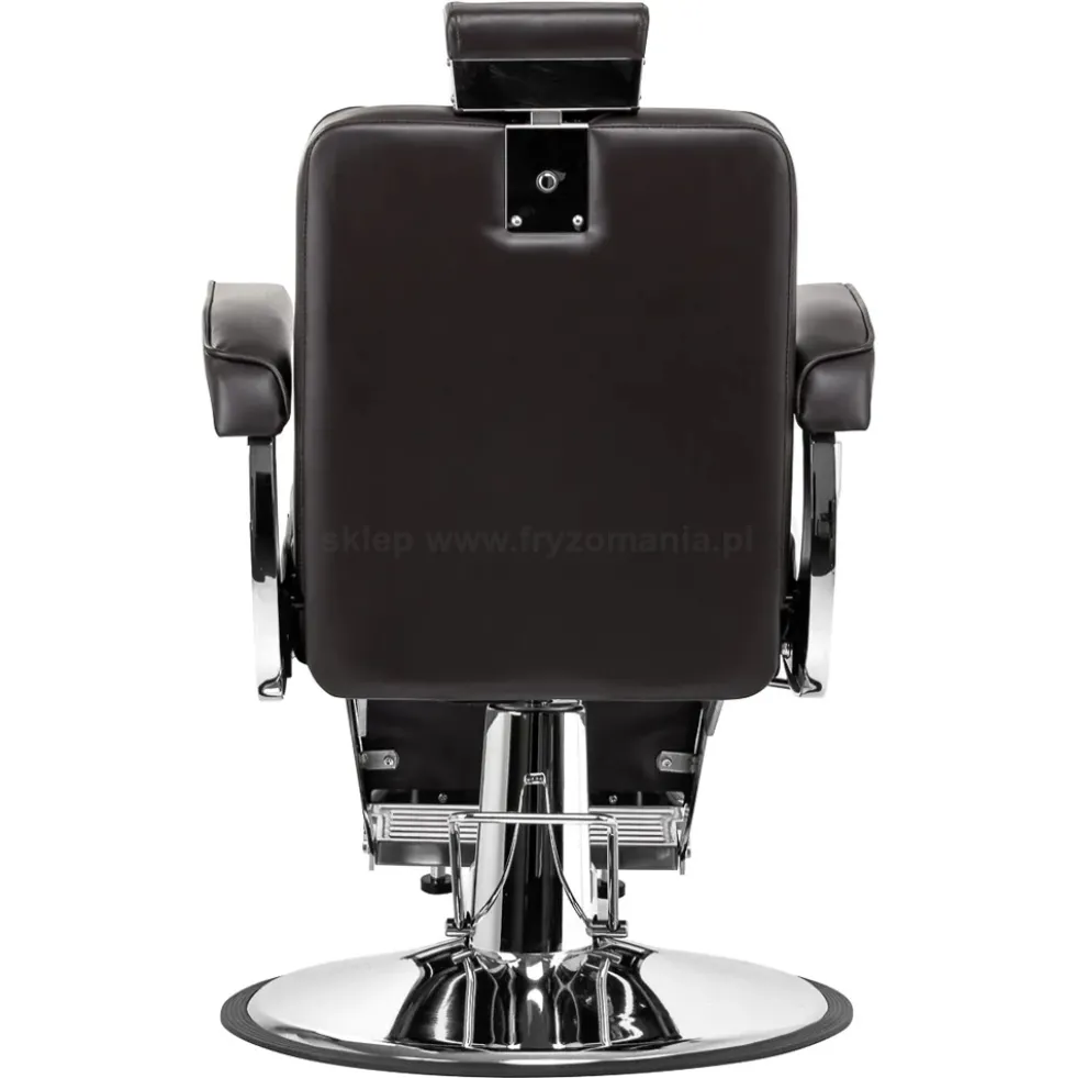 Hair System BM88066 Fotel barberski brązowy, dostępny w 48h
