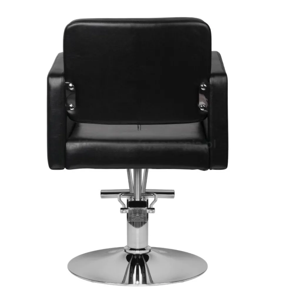 Hair System HS92 Fotel fryzjerski, czarny dostępny w 48h