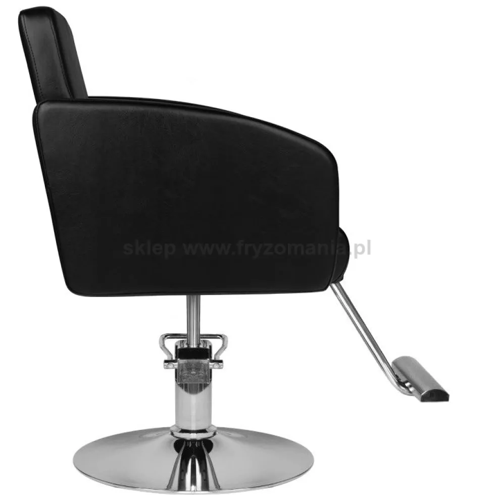 Hair System HS40 Fotel fryzjerski, czarny dostępny w 48h