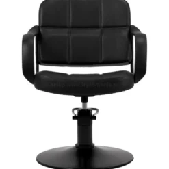 Hair System Komodo Fotel fryzjerski czarny, dostępny w 48h