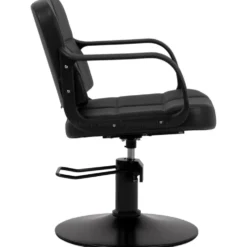 Hair System Komodo Fotel fryzjerski czarny, dostępny w 48h