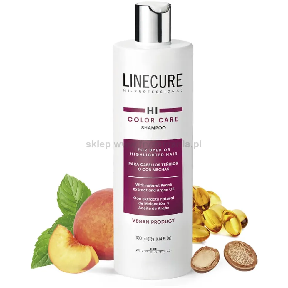 Hipertin Linecure Color Argan Oil szampon do włosów farbowanych z olejkiem arganowym 300ml