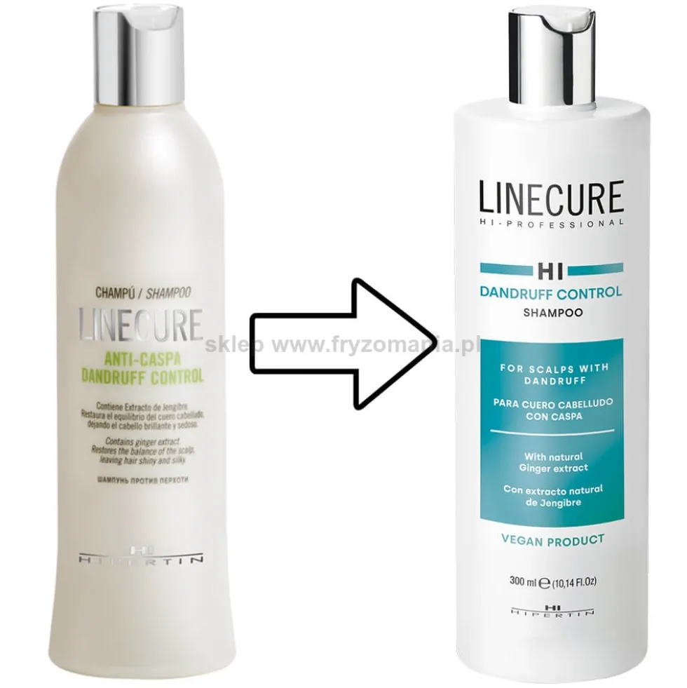 Hipertin Linecure Dandruff Control szampon przeciwłupieżowy do włosów 300ml