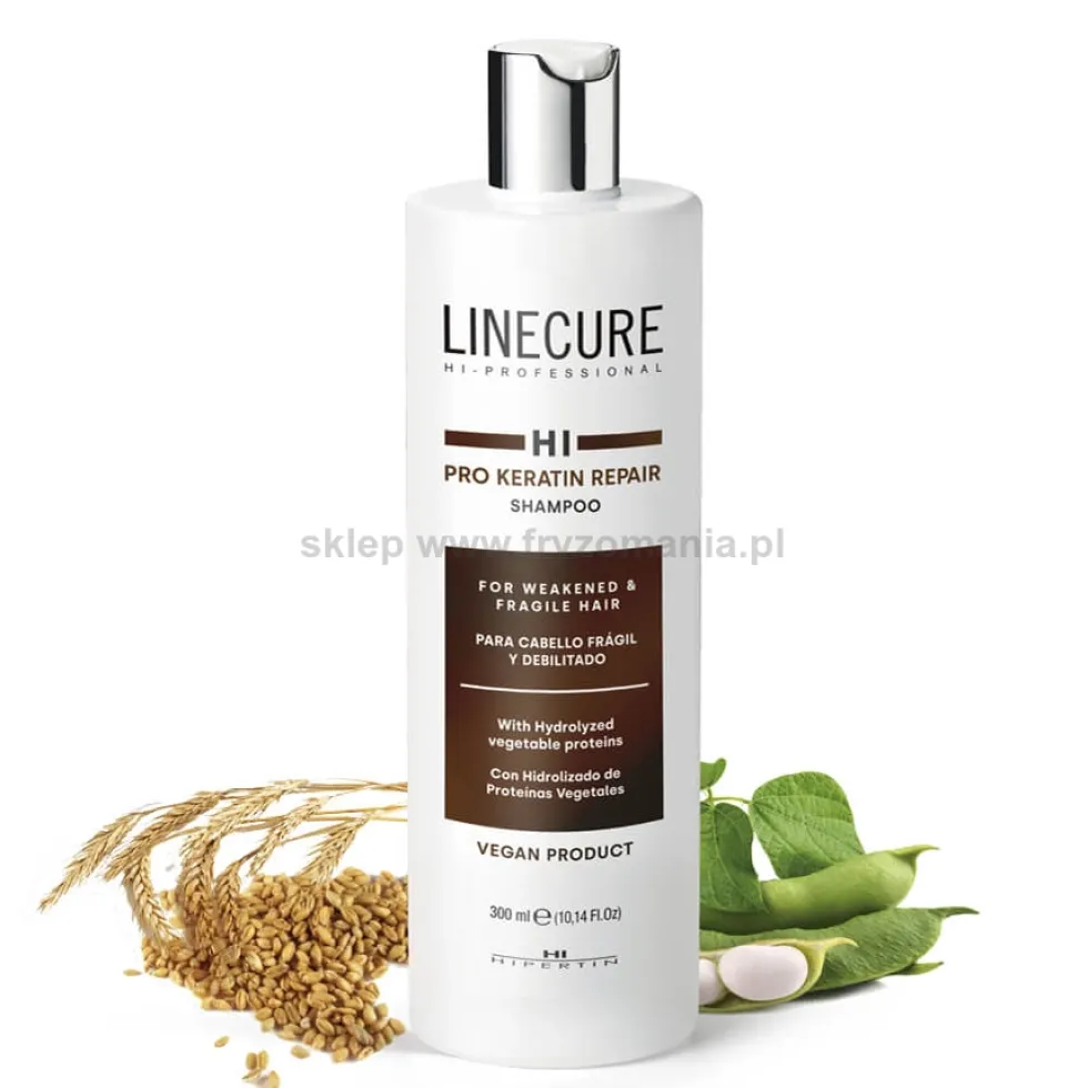 Hipertin Linecure Pro Keratin szampon do włosów czysta keratyna 300ml