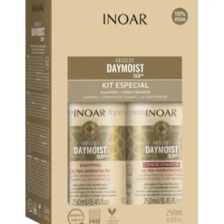 Inoar Absolut Daymoist CLR Szampon + Odżywka nawilżająca do włosów suchych 2x250ml