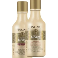 Inoar Absolut Daymoist CLR Szampon + Odżywka nawilżająca do włosów suchych 2x250ml