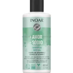 Inoar +Amor -Sódio - zestaw do pielęgnacji włosów szampon 400ml i odżywka 400ml