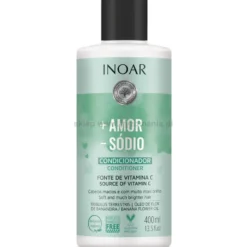 Inoar +Amor -Sódio - zestaw do pielęgnacji włosów szampon 400ml i odżywka 400ml