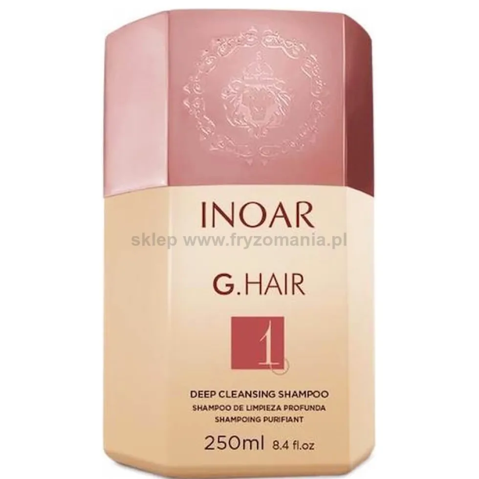 Inoar G.Hair, zestaw do kuracji keratynowej dla włosów niesfornych i trudnych 3x250ml