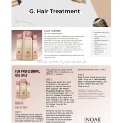 Inoar G.Hair Zestaw do kuracji keratynowej dla włosów niesfornych i trudnych 3x1000ml