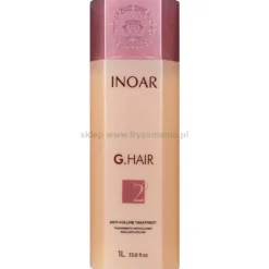 Inoar G.Hair Zestaw do kuracji keratynowej dla włosów niesfornych i trudnych 3x1000ml