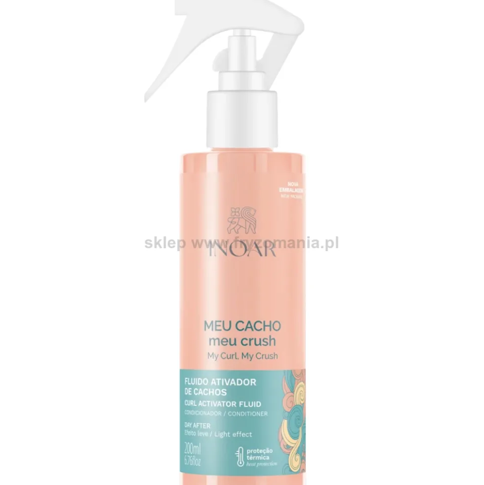 Inoar Meu Cacho Meu Crush Aktywator skrętu do włosów kręconych 200ml