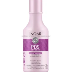 Inoar Moroccan, Pos Progress Duo, zestaw do keratynowego prostowania włosów, keratyna 250ml, odżywka 250ml i 2x szampon 250ml