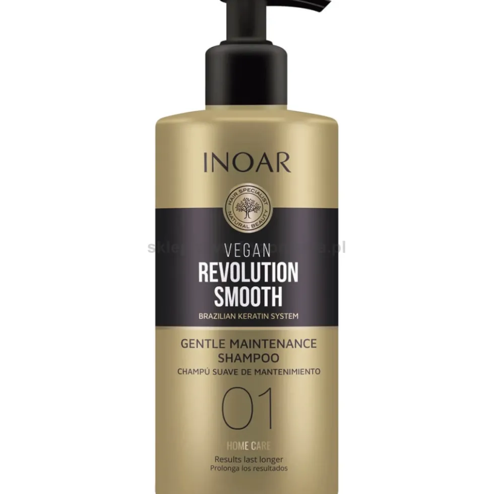 Inoar Vegan Revolution Smooth Szampon nawilżający do włosów 350ml