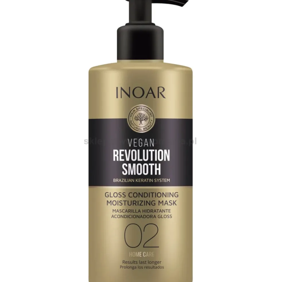 Inoar Vegan Revolution Smooth Odżywka nawilżająca do włosów 350ml