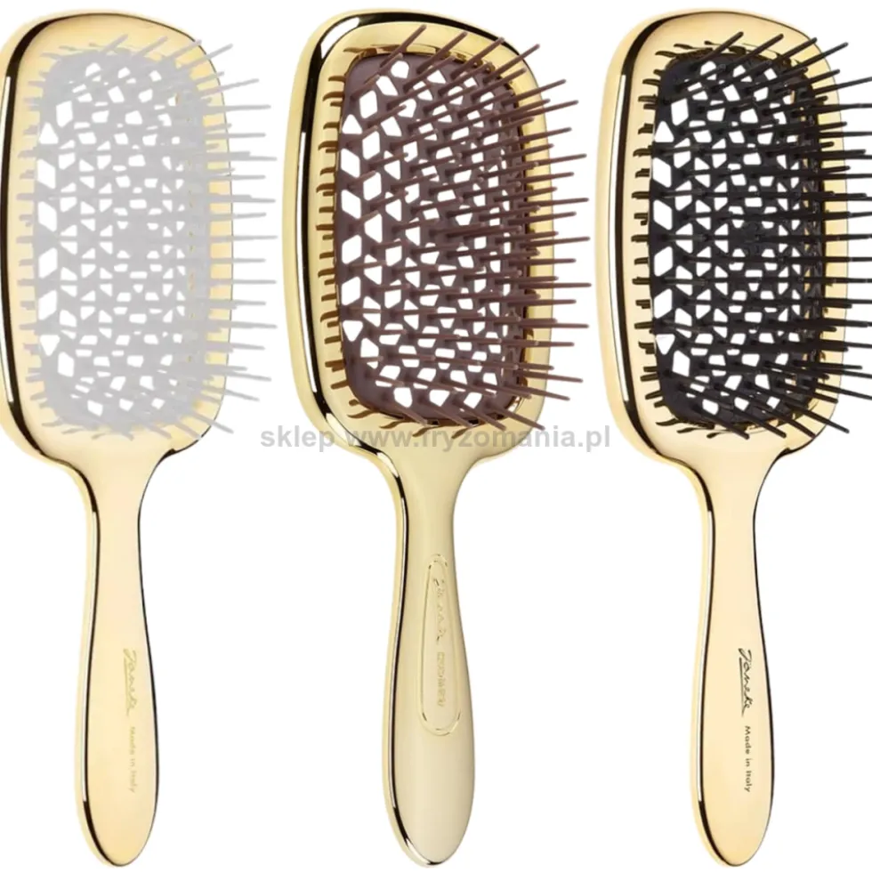 Janeke Superbrush Gold Szczotka do włosów, różne kolory (linia pozłacana)