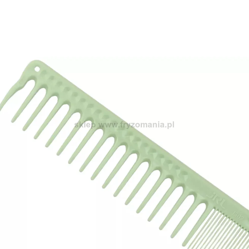 JRL J302 Grzebień do włosów antystatyczny rozmiar 7.3" jasnozielony