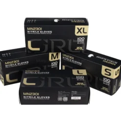 JRL Nitrile Gloves Rękawiczki nitrylowe czarne, S, M, L, XL