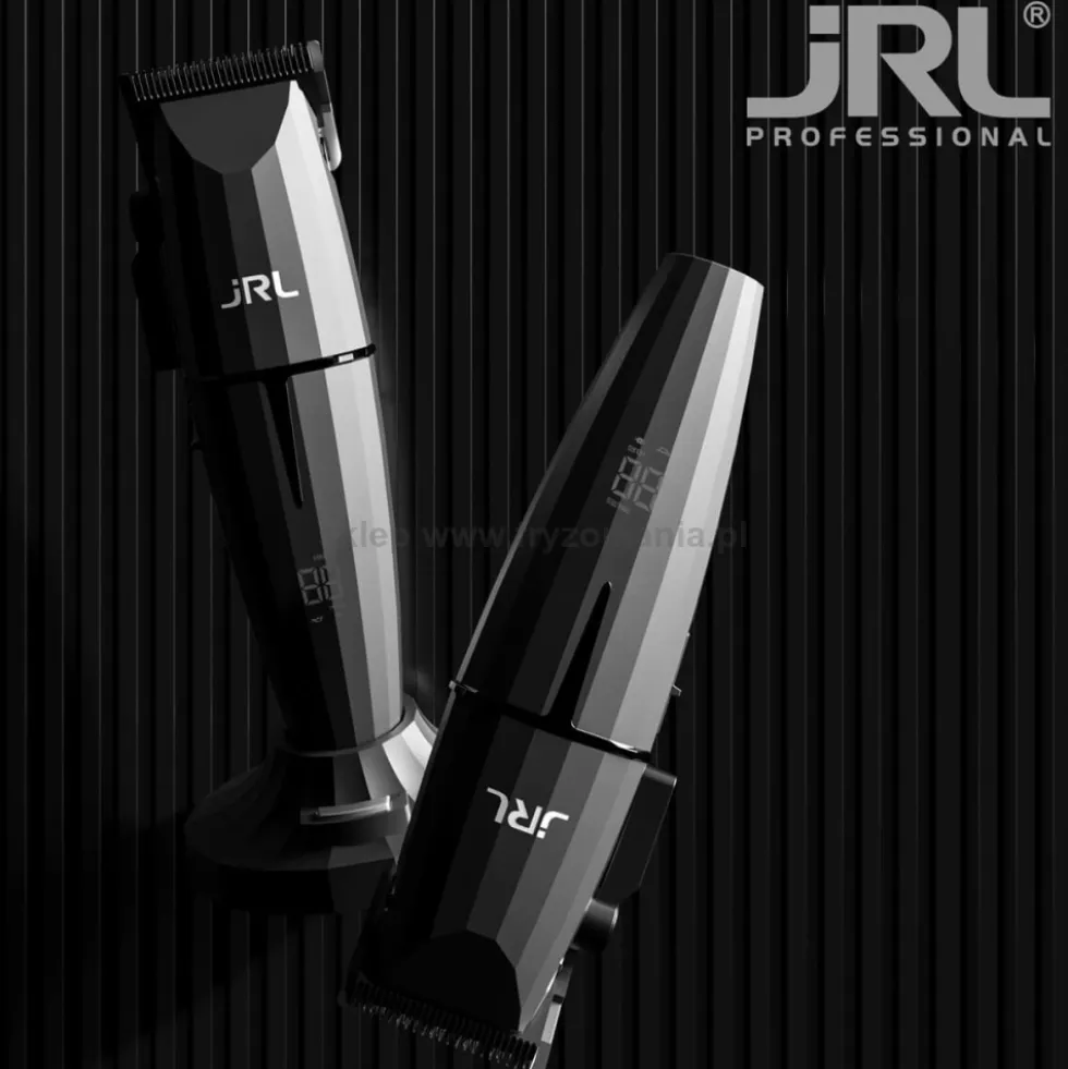 JRL Onyx 2020CB / 2020TB - zestaw maszynka i trymer + stacje ładujące, kolor czarny