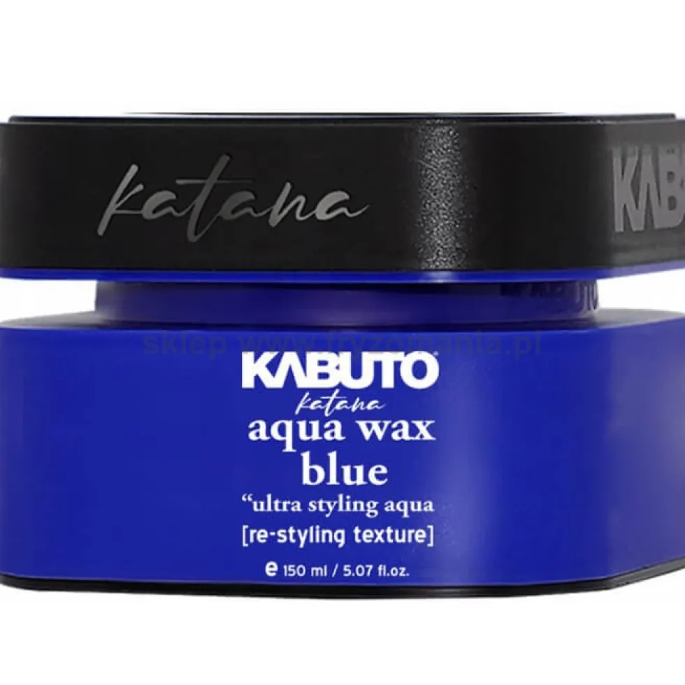 Kabuto Katana Aqua Wax Blue Pomada woskowa do włosów dla mężczyzn 150ml