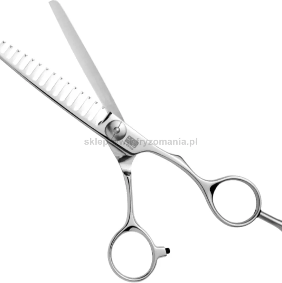 Kasho Design Master, degażówki fryzjerskie offsetowe 15 zębów, typ A, rozmiar 6''