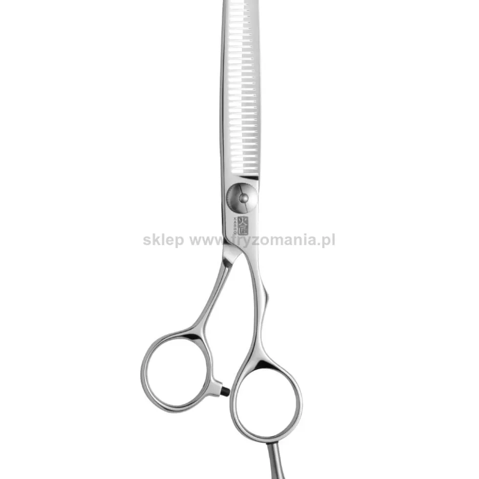 Kasho Design Master, degażówki fryzjerskie offsetowe 30 zębów, typ A, rozmiar 6''