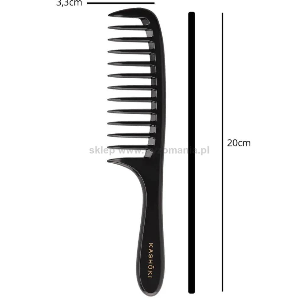 Kashoki Misaki HR Comb Detangling 443 Grzebień do rozczesywania długich i gęstych włosów