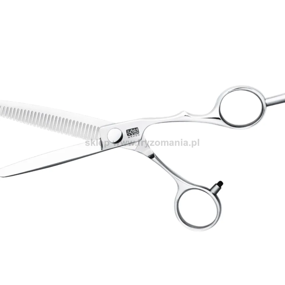 Kasho Silver, degażówki fryzjerskie offsetowe 30 zębów, typ B, rozmiar 6.0''