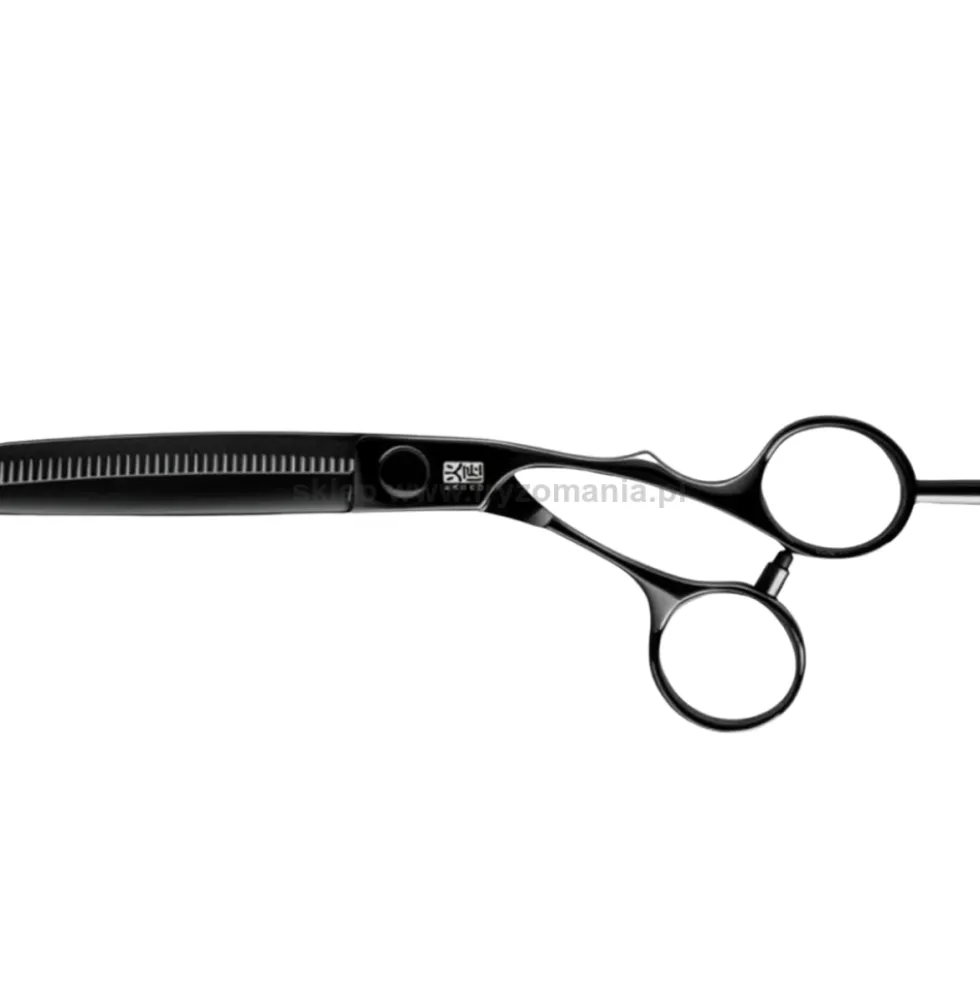 Kasho Silver DLC, degażówki fryzjerskie offsetowe 30 zębów, typ B, rozmiar 6.0''