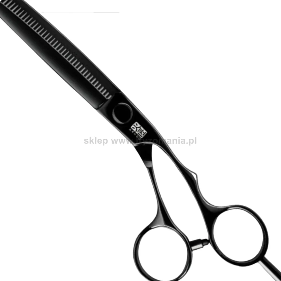 Kasho Silver DLC, degażówki fryzjerskie offsetowe 30 zębów, typ B, rozmiar 6.0''