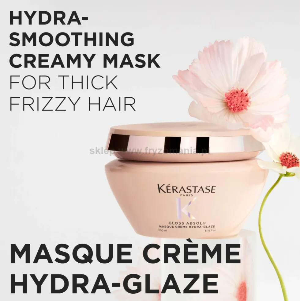 Kerastase Gloss Absolu Hydra-Glaze Maska nawilżająco-nabłyszczająca do włosów grubych 200ml