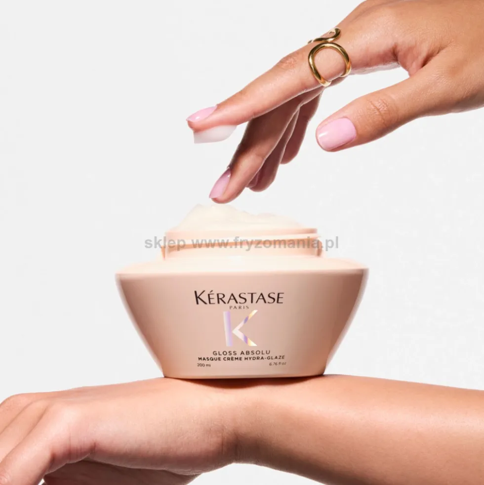 Kerastase Gloss Absolu Hydra-Glaze Maska nawilżająco-nabłyszczająca do włosów grubych 200ml