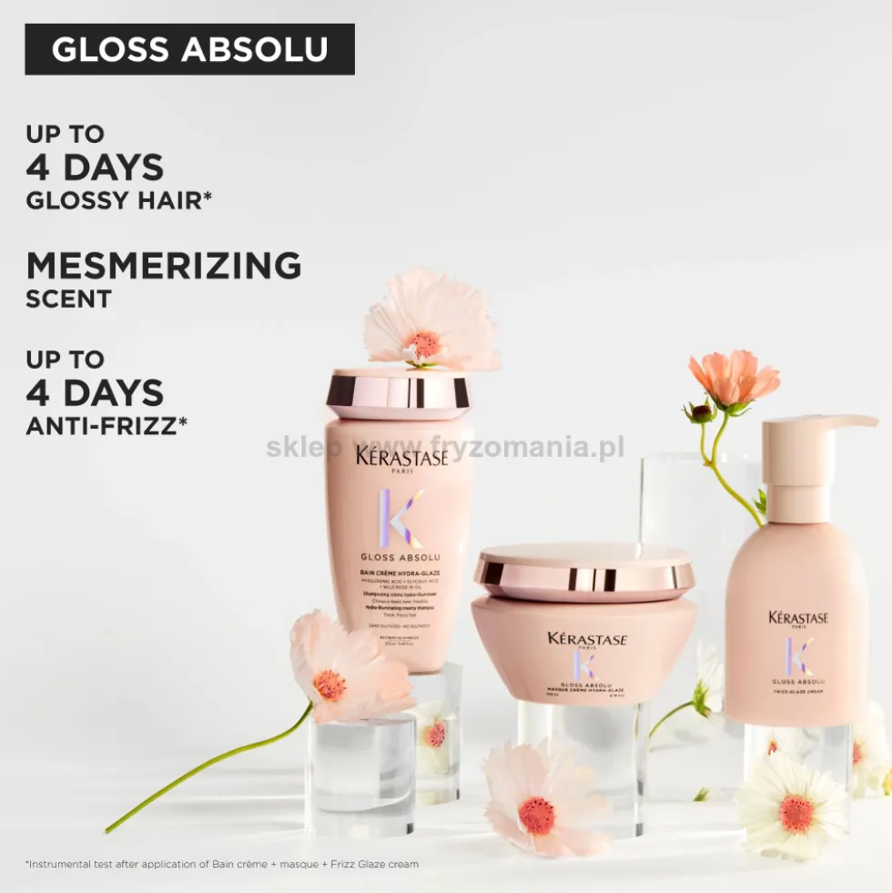 Kerastase Gloss Absolu Hydra-Glaze Maska nawilżająco-nabłyszczająca do włosów grubych 200ml