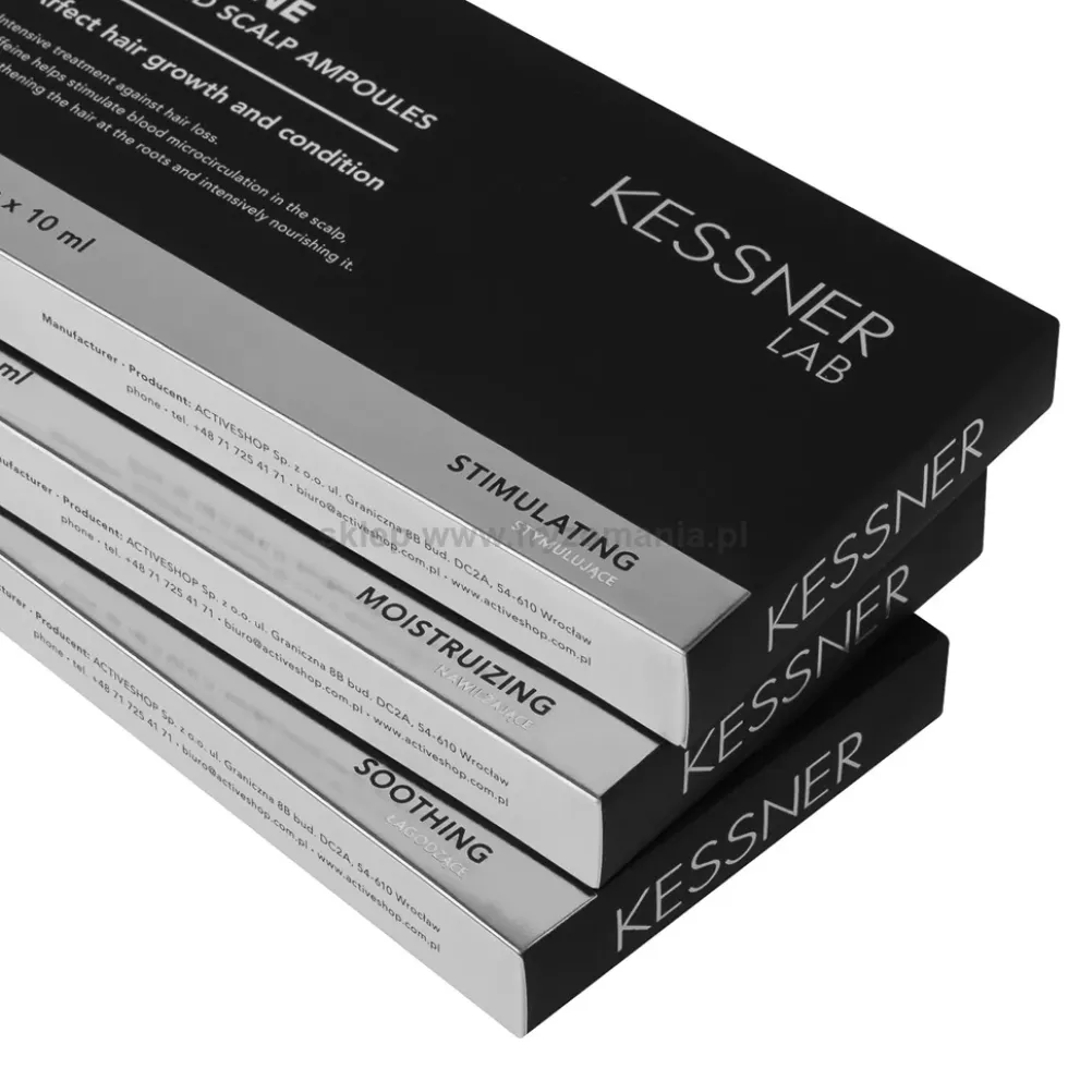Kessner Lab Moisturising Ampułki nawilżające do włosów i skóry głowy 10x10ml