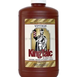 King Talc Vintage Talk fryzjerski do skóry po goleniu i depilacji 200g