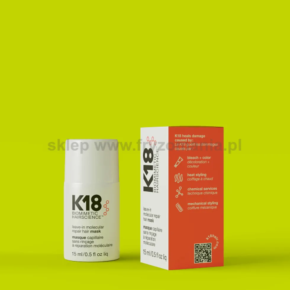 K18 Leave-In Molecular Repair Maska naprawcza do włosów 15ml