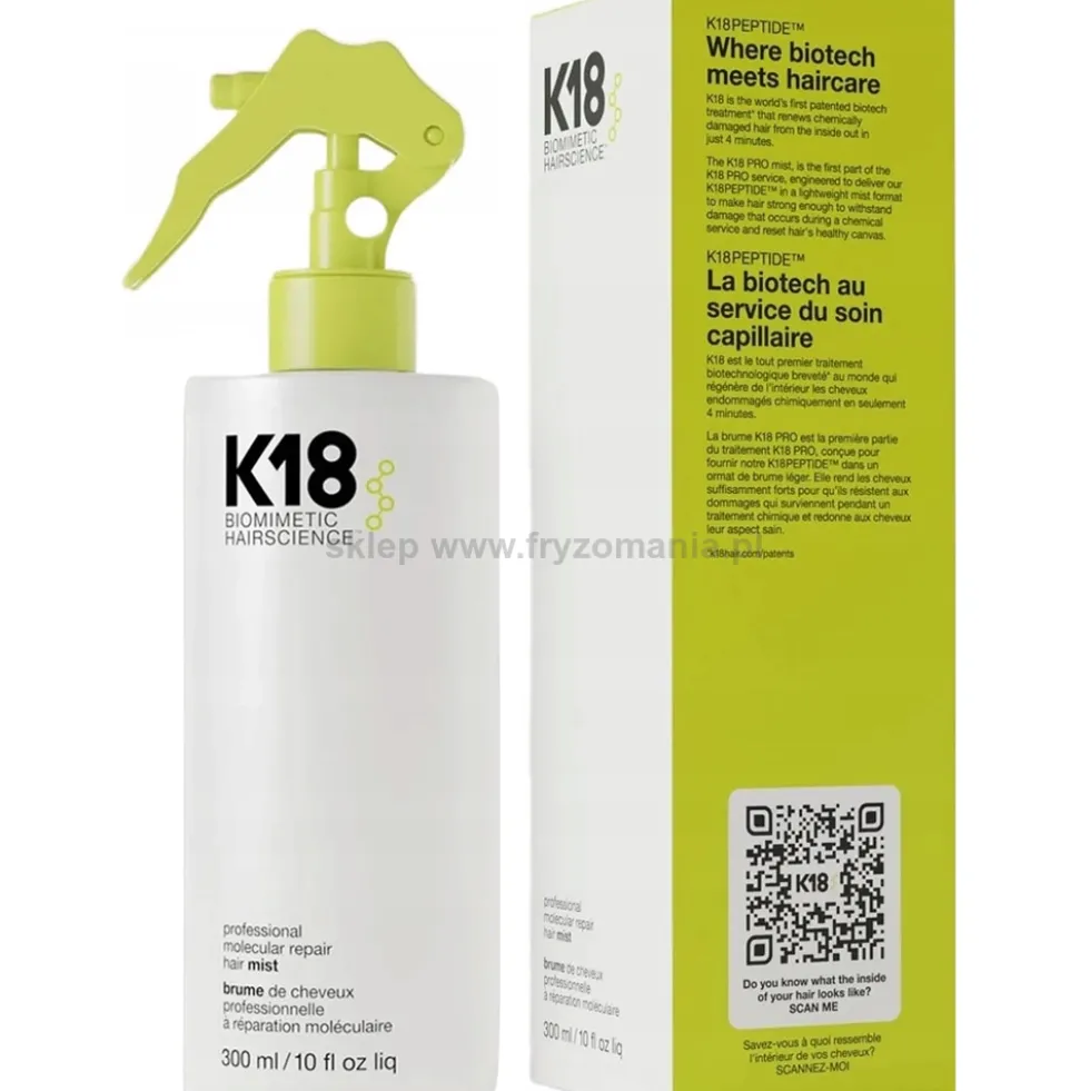 K18 Leave-In Molecular Repair Spray naprawczy do włosów 300ml
