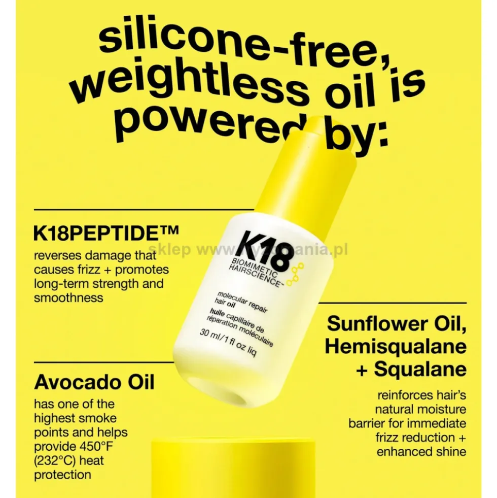 K18 Molecular Repair Olejek naprawczy do włosów 30ml