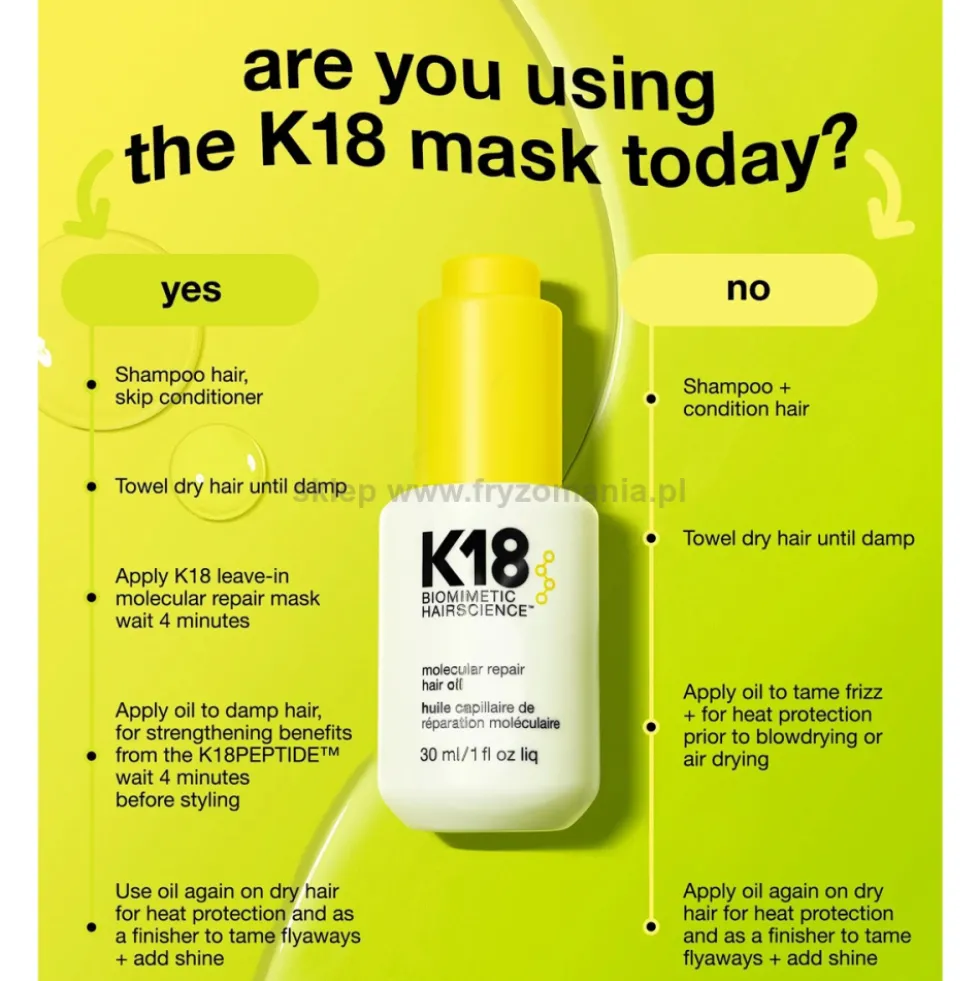 K18 Molecular Repair Olejek naprawczy do włosów 30ml