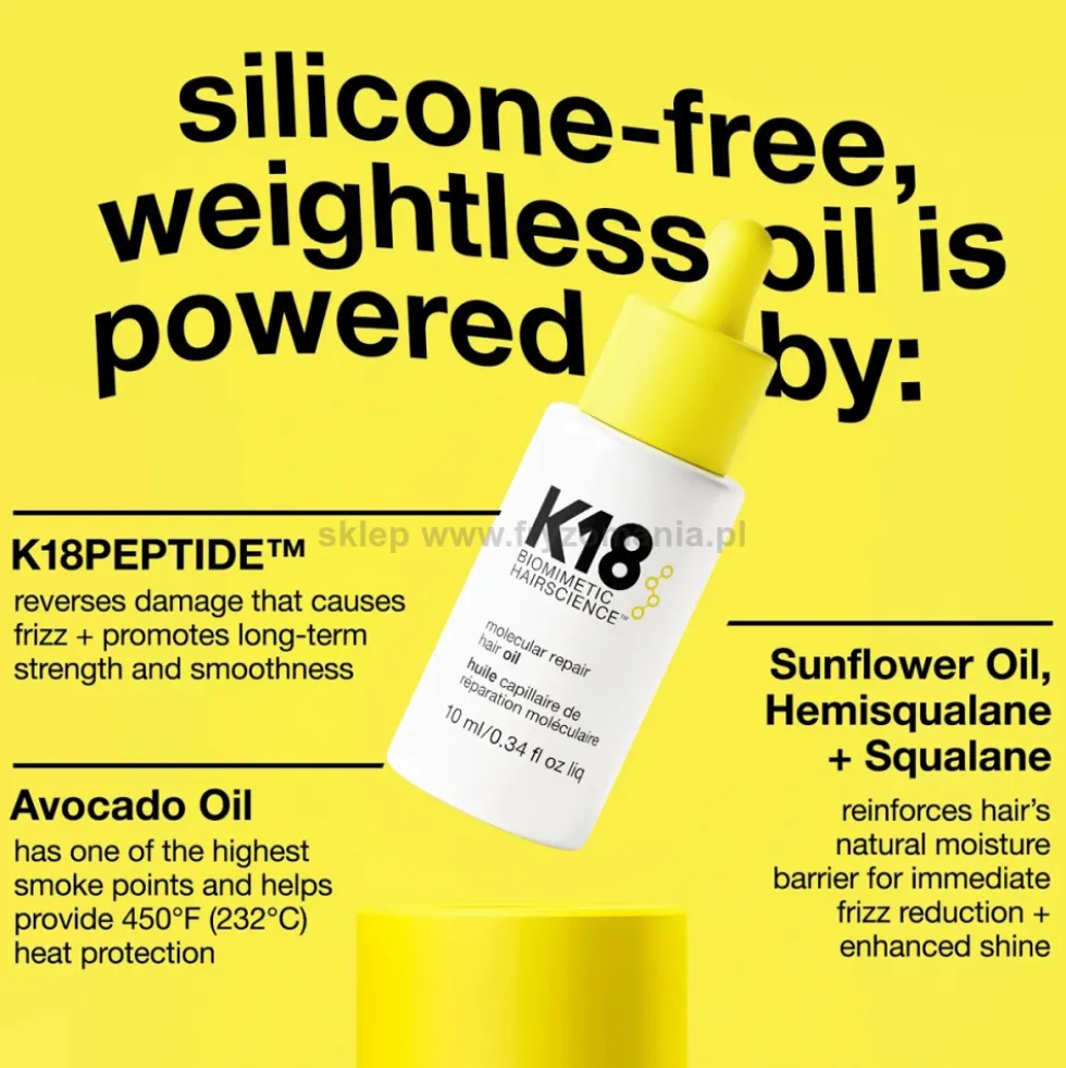 K18 Molecular Repair Olejek naprawczy do włosów 10ml