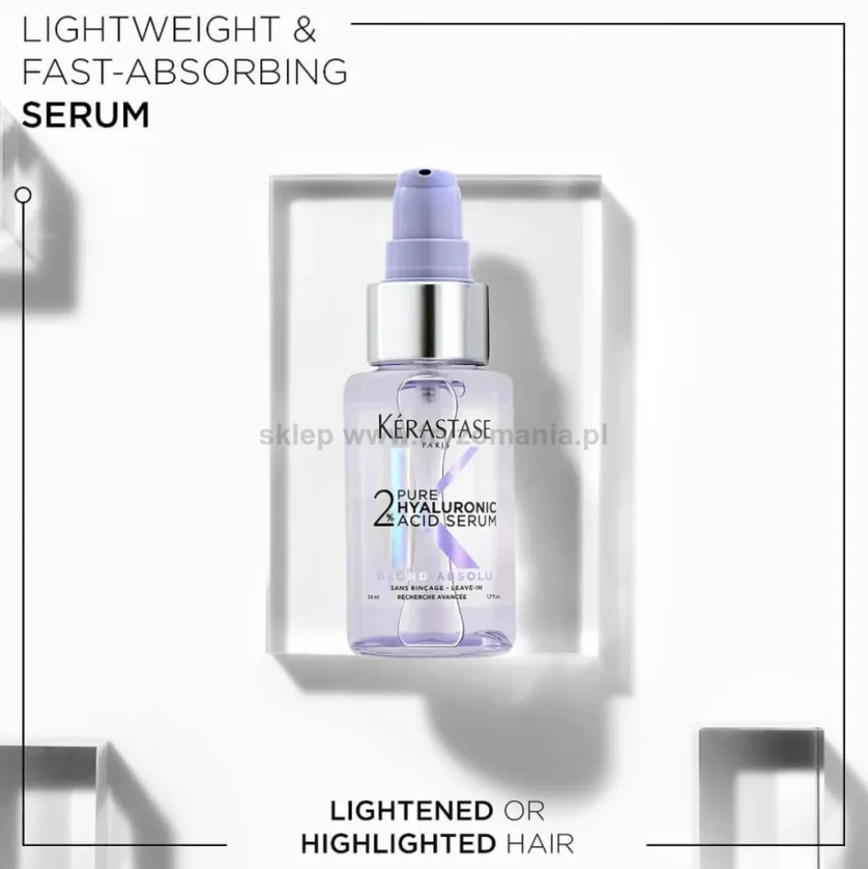 Kérastase Blond Absolu 2% Hyaluronic Serum do włosów blond i rozjaśnianych z kwasem hialuronowym 50ml