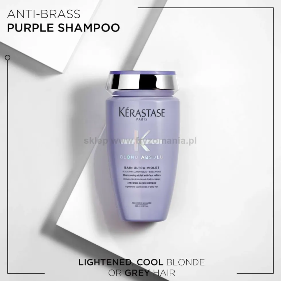 Kérastase Blond Absolu Ultra-Violet - zestaw neutralizujący do włosów blond szampon 250ml i maska 200ml
