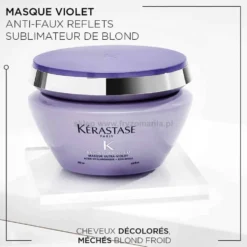 Kérastase Blond Absolu Ultra-Violet Maska do włosów farbowanych na blond 200ml